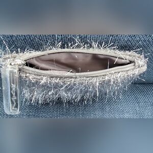 MAC Silver Tinsel Makeup Bag